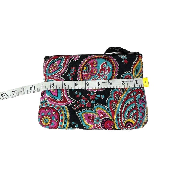 Vera Bradley ZIPPER Travel Set Of 3 Black Parisian Paisley Pattern - Picture 5 of 10